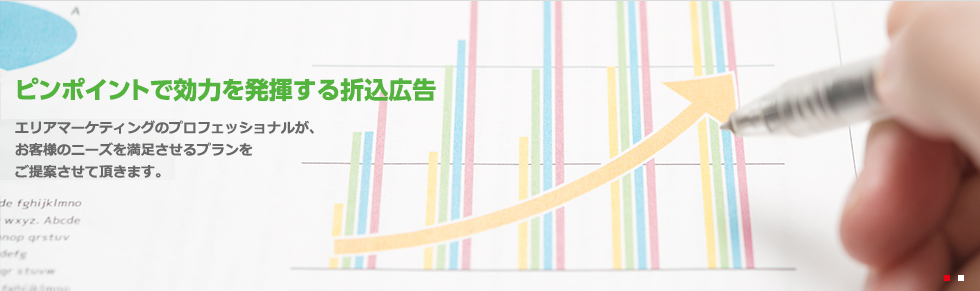 ピンポイントで効力を発揮する折込広告